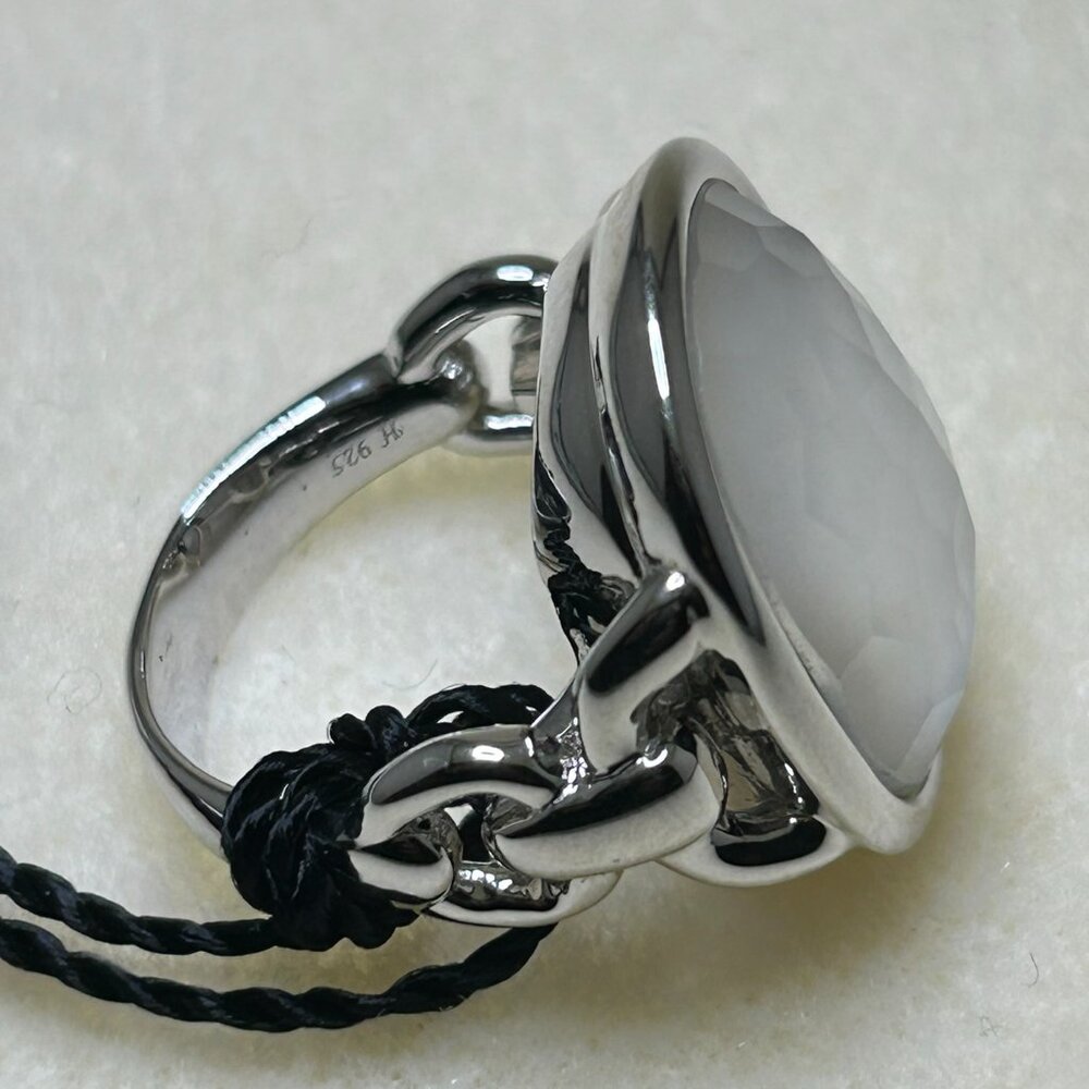 Honora Silver Shell Mother of Pearl Ring - Picture 8 of 8